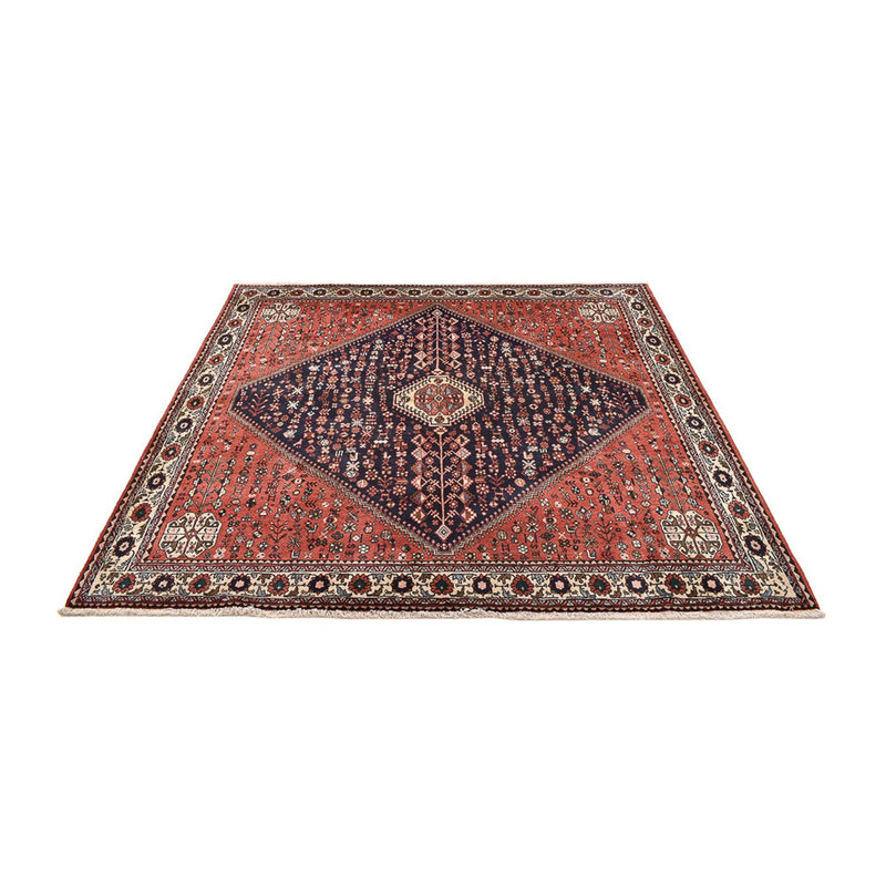 Tapis persan - Nomadic carré  - 203 x 196 cm - rouge clair