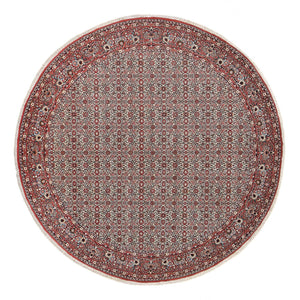 Perserteppich - Bidjar rund  - 305 x 305 cm - hellrot