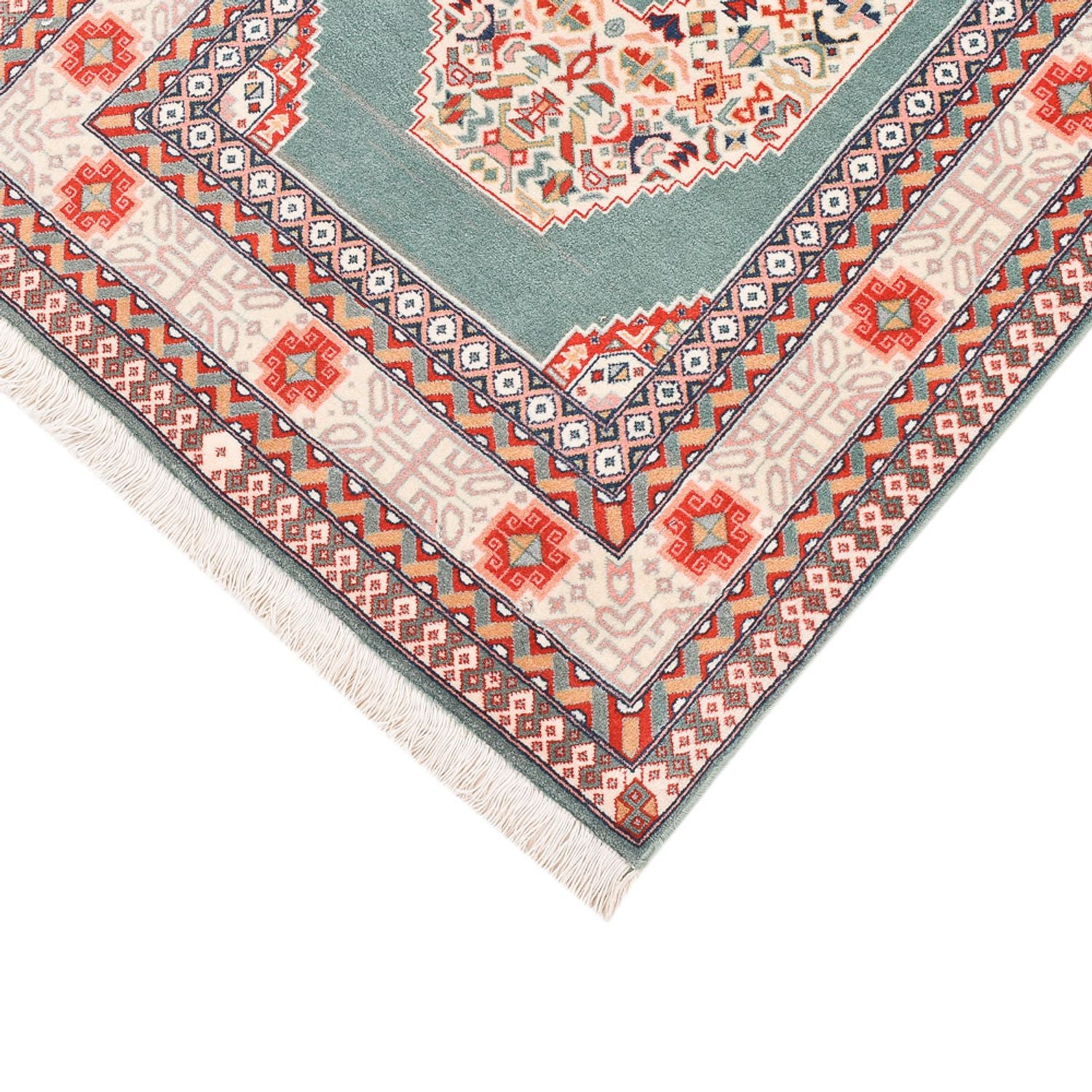Läufer Perser - Täbriz - Royal - 190 x 75 cm - mehrfarbig