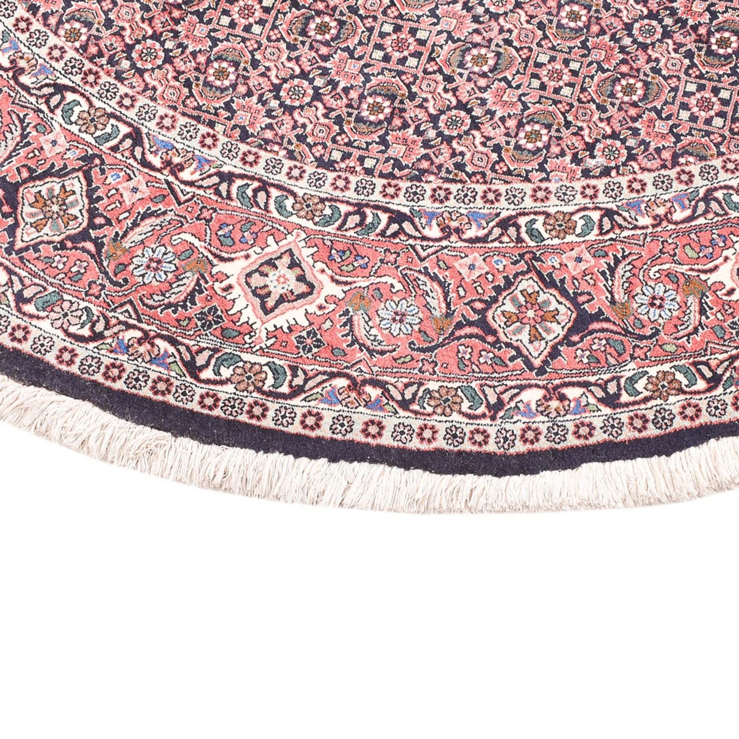 Tapis persan - Bidjar ronde  - 200 x 200 cm - rouille
