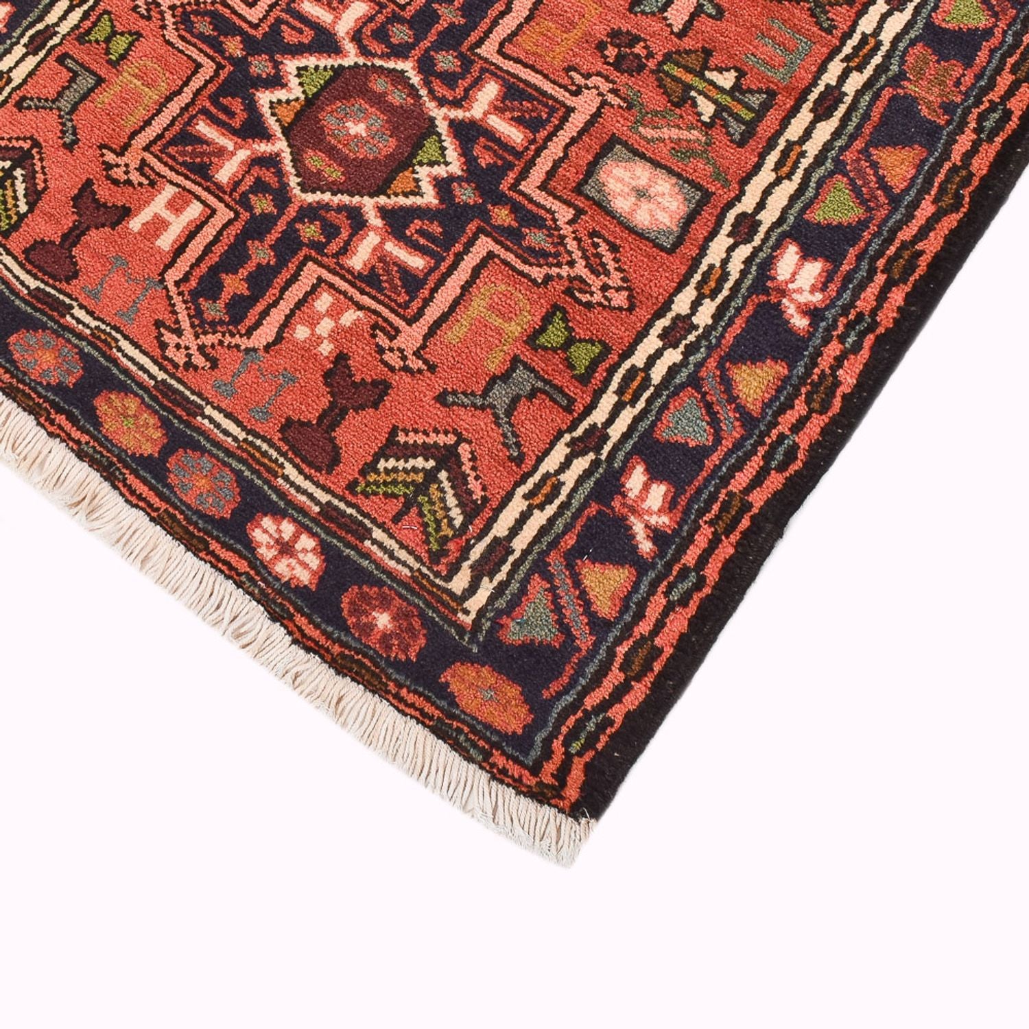 Tapis de couloir Tapis persan - Nomadic - 284 x 71 cm - rouge