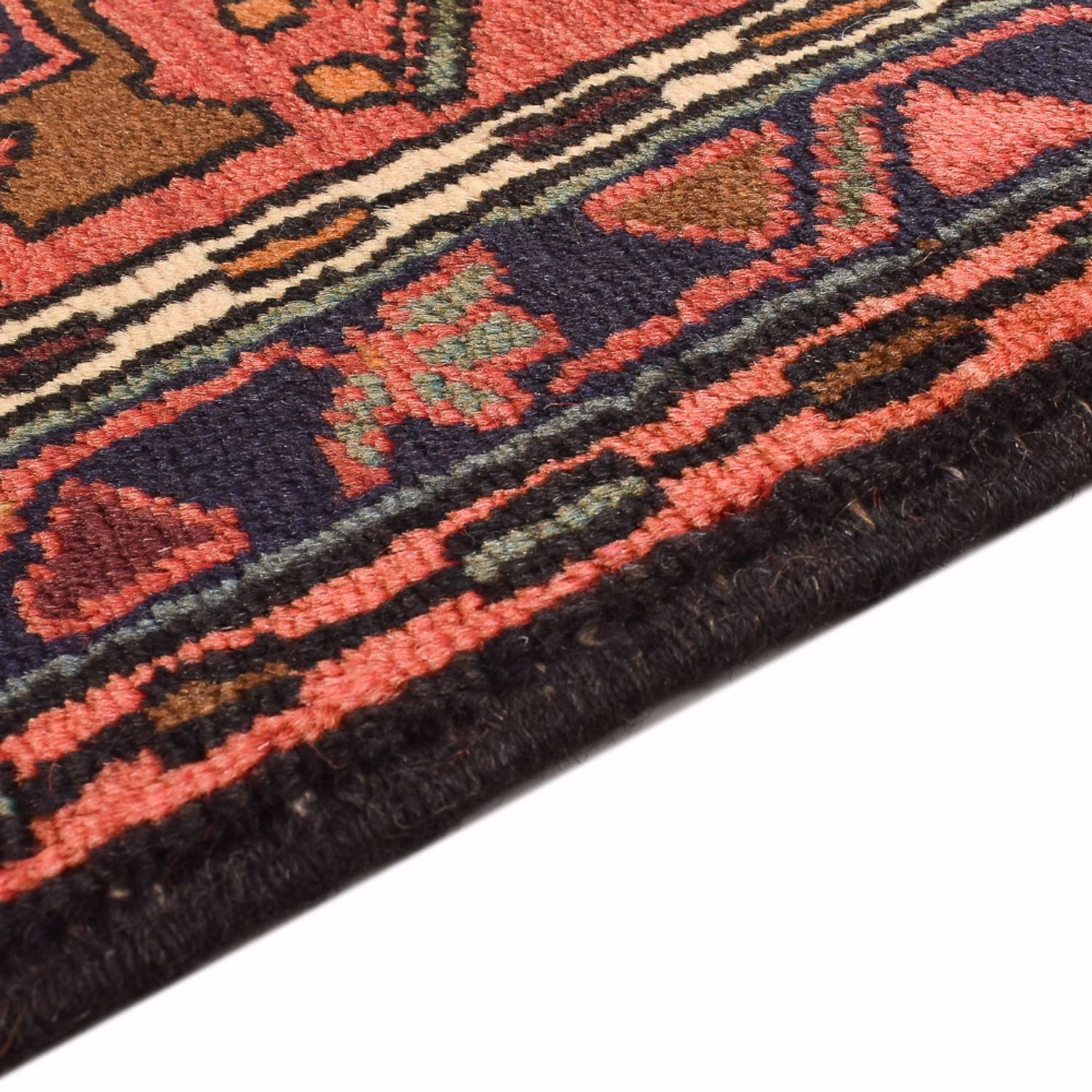 Tapis de couloir Tapis persan - Nomadic - 284 x 71 cm - rouge
