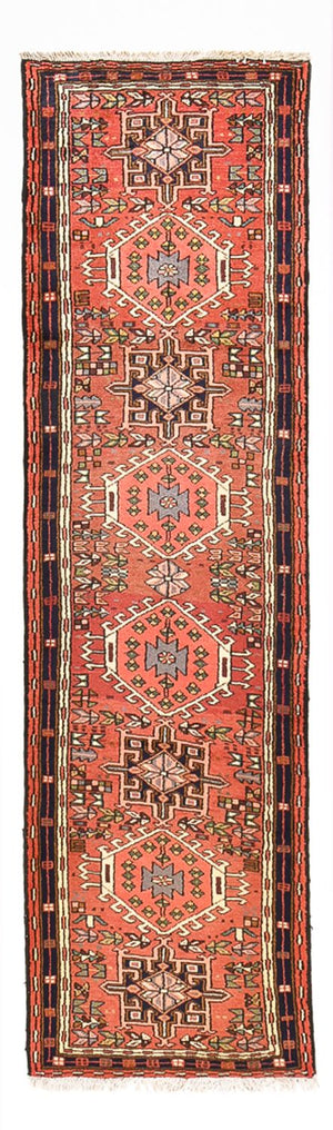 Tapis de couloir Tapis persan - Nomadic - 270 x 68 cm - rouge clair