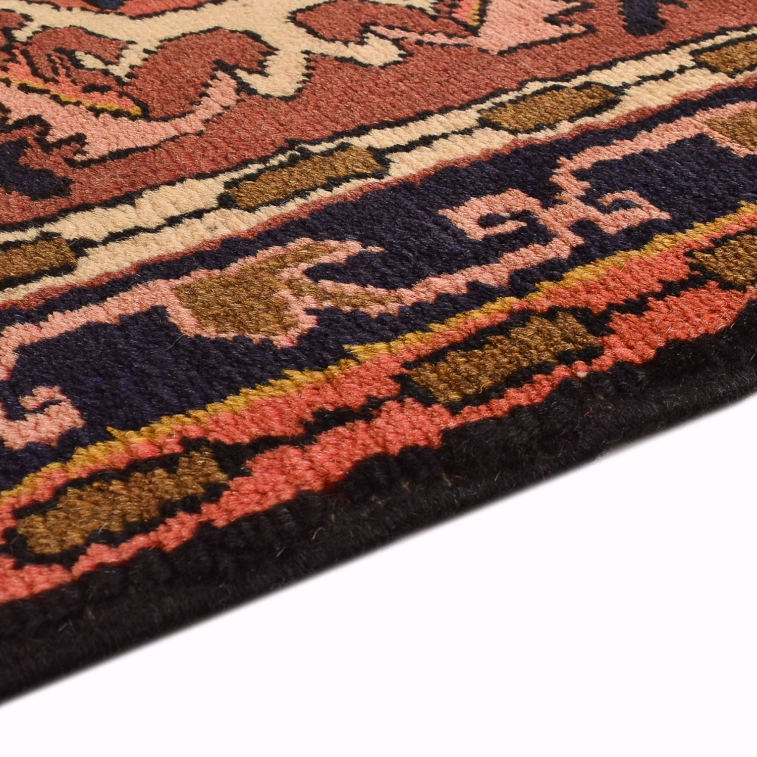 Tapis de couloir Tapis persan - Nomadic - 282 x 73 cm - rouge clair