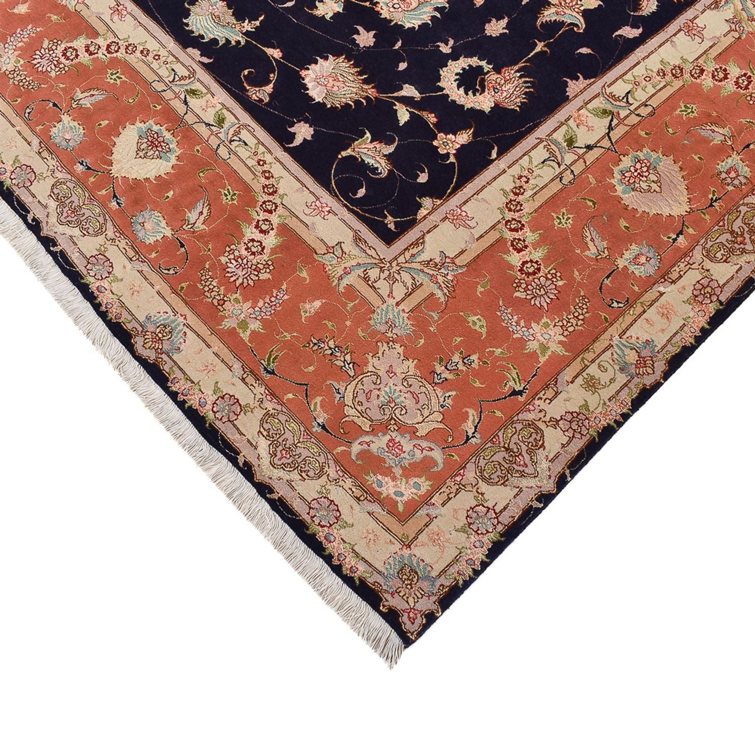 Tapis persan - Classique - 287 x 250 cm - bleu foncé