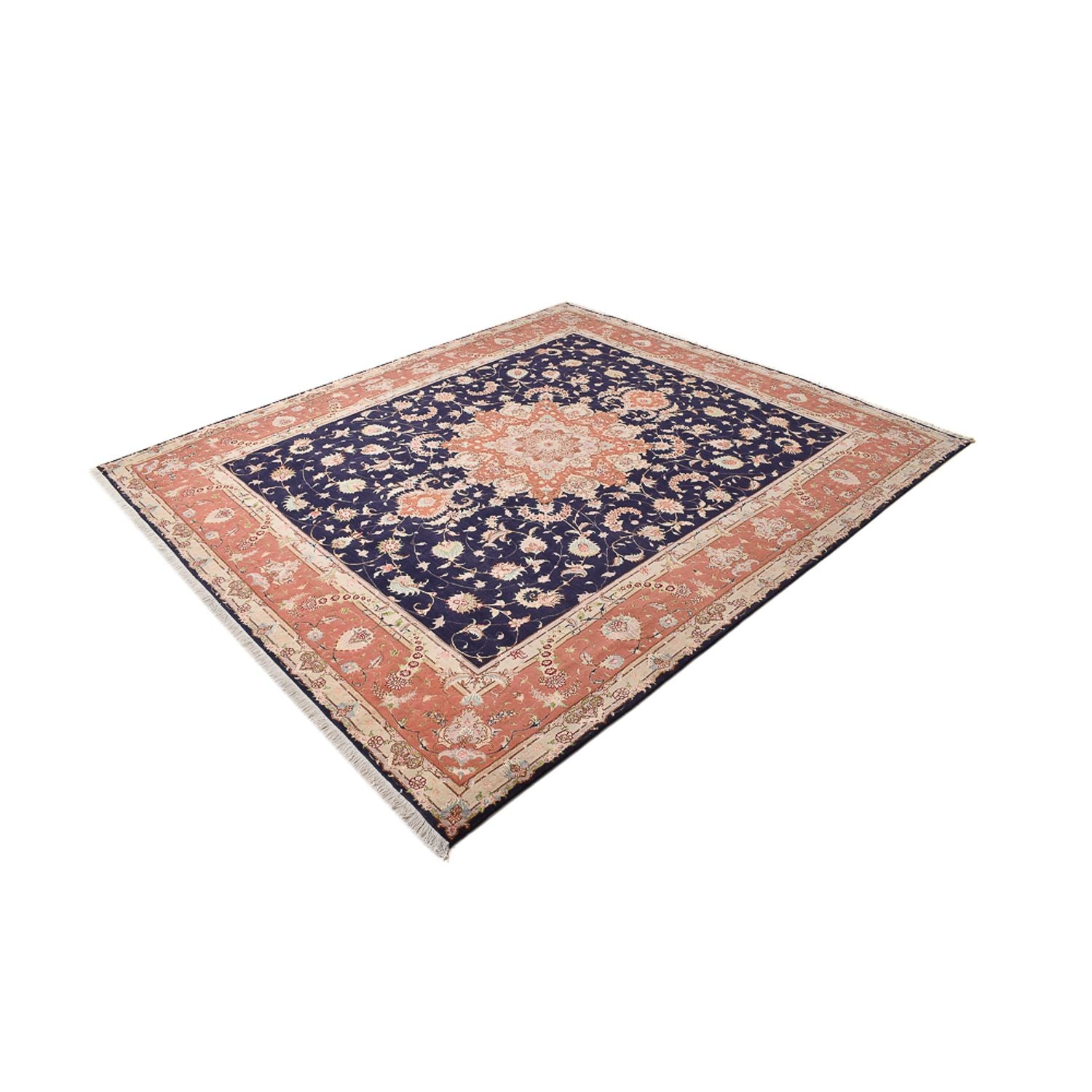 Tapis persan - Classique - 287 x 250 cm - bleu foncé