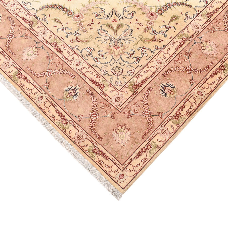 Tapis persan - Tabriz - Royal - 300 x 200 cm - beige clair