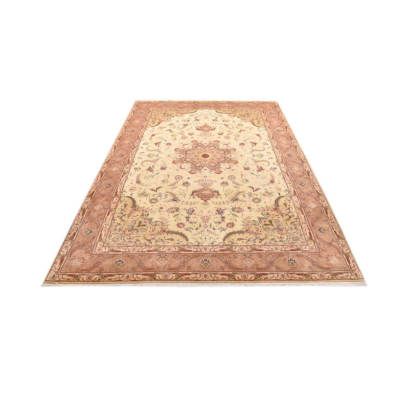 Tapis persan - Tabriz - Royal - 300 x 200 cm - beige clair