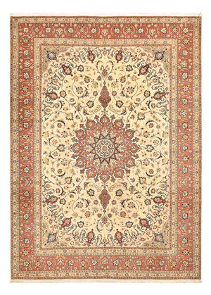 Tapis persan - Tabriz - Royal - 358 x 250 cm - beige clair