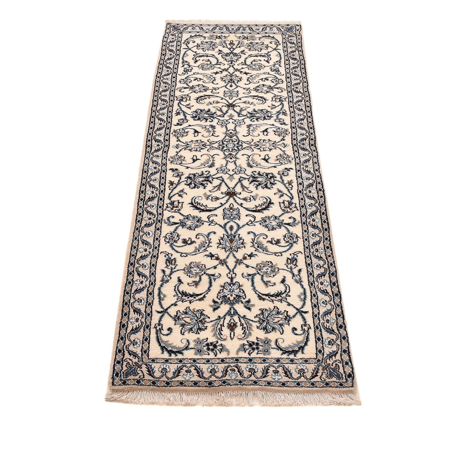 Läufer Perser - Nain - Royal - 195 x 59 cm - creme