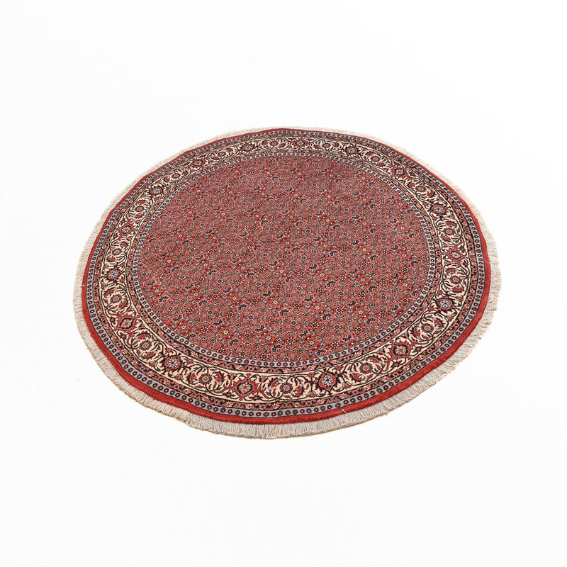 Perserteppich - Bidjar rund  - 155 x 155 cm - hellrot