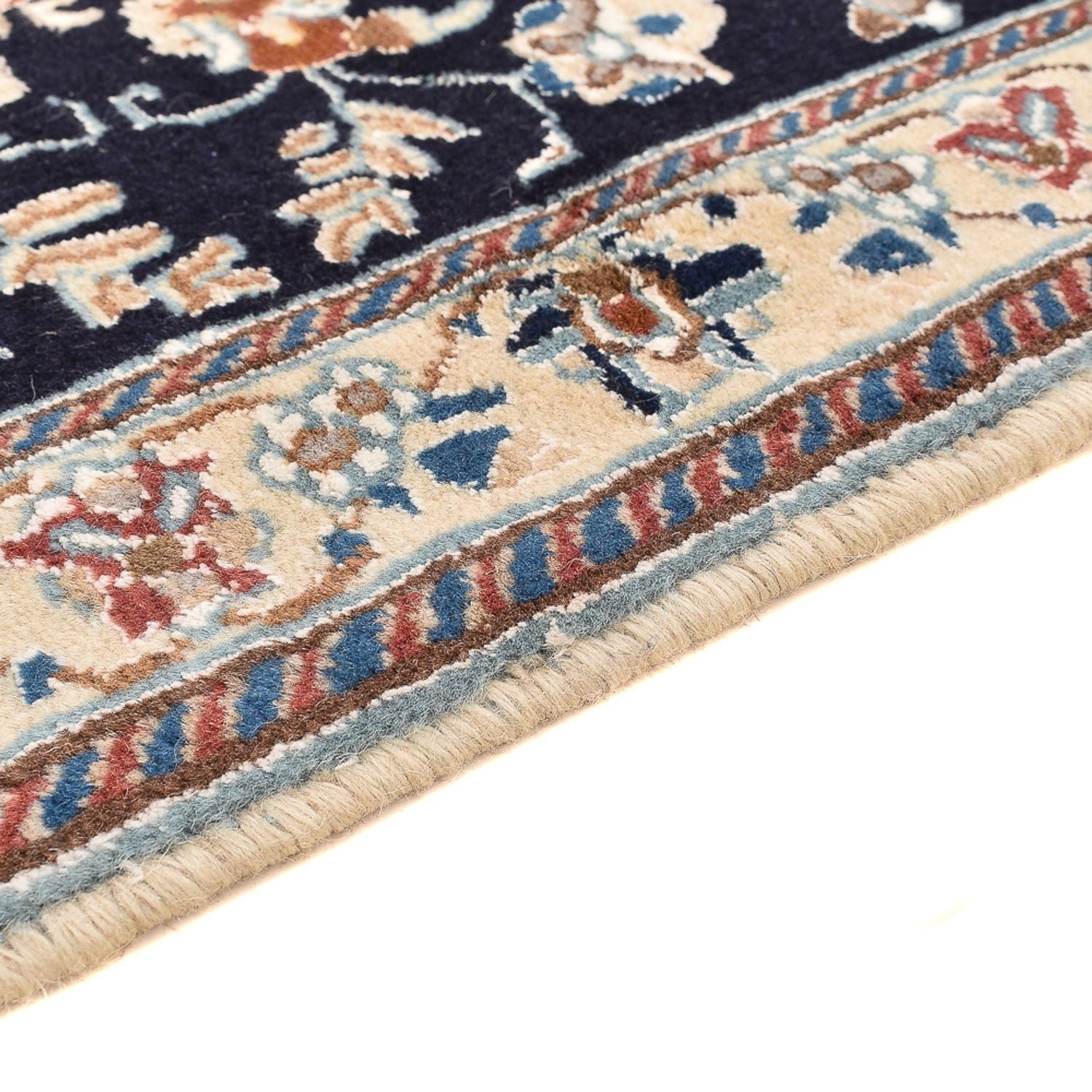 Läufer Perser - Nain - Royal - 180 x 68 cm - dunkelblau