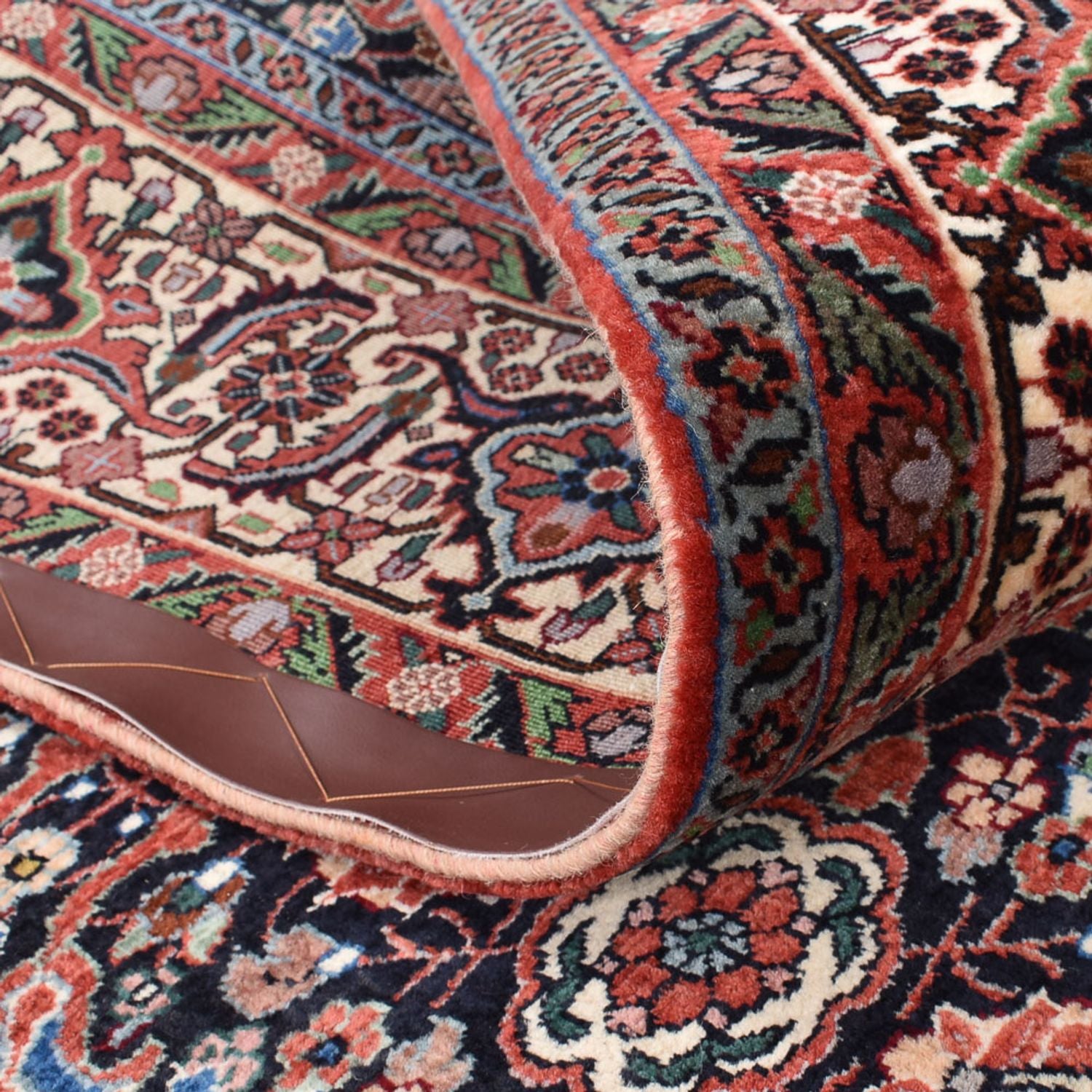 Tapis persan - Bidjar - 250 x 203 cm - rouille