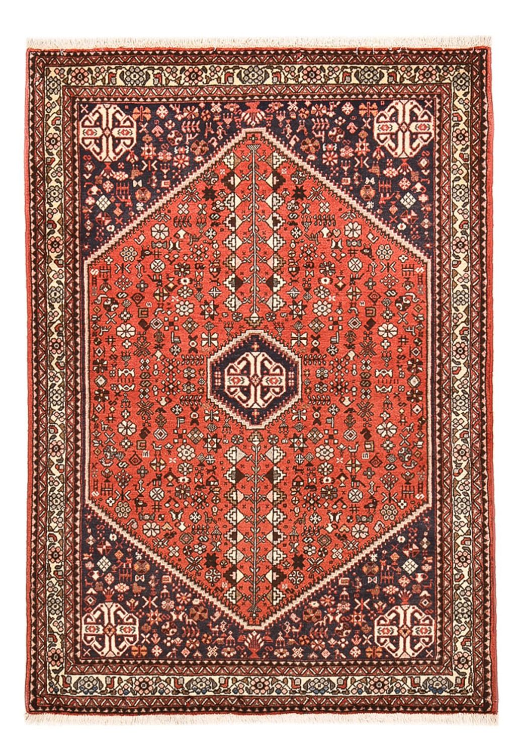 Tapis Gabbeh - Persan Kashkuli - 155 x 104 cm - rouge