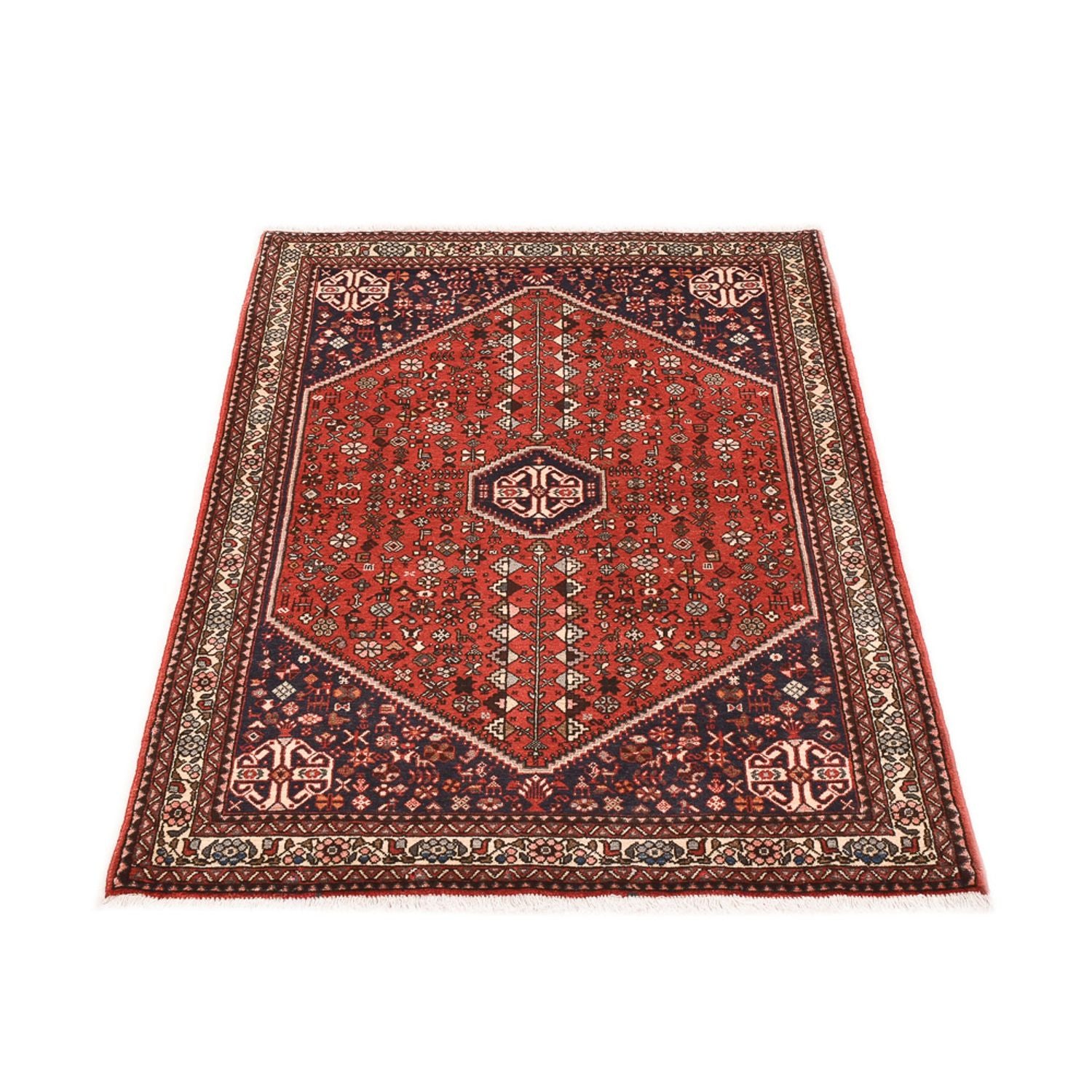 Tapis Gabbeh - Persan Kashkuli - 155 x 104 cm - rouge