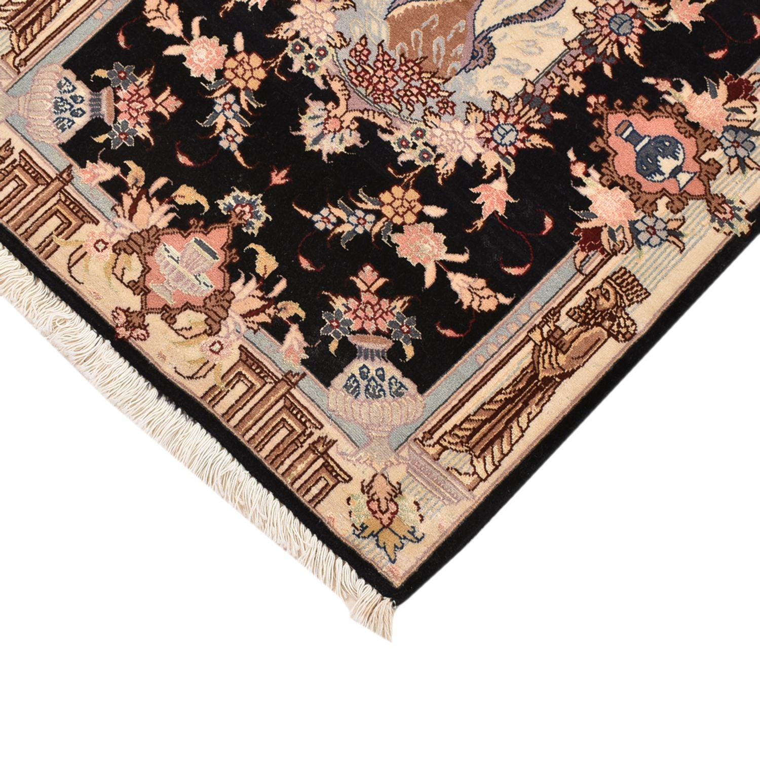 Tapis persan - Tabriz - Royal - 90 x 60 cm - multicolore