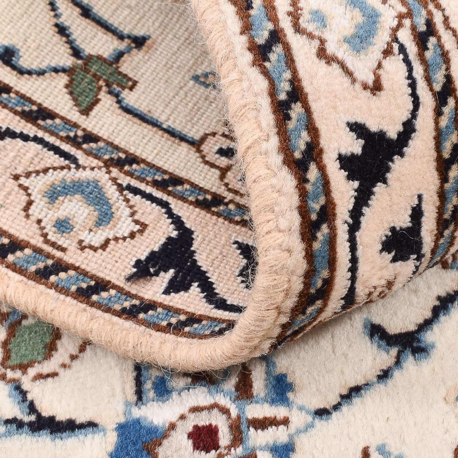 Tapis persan - Nain - Royal - 136 x 80 cm - beige