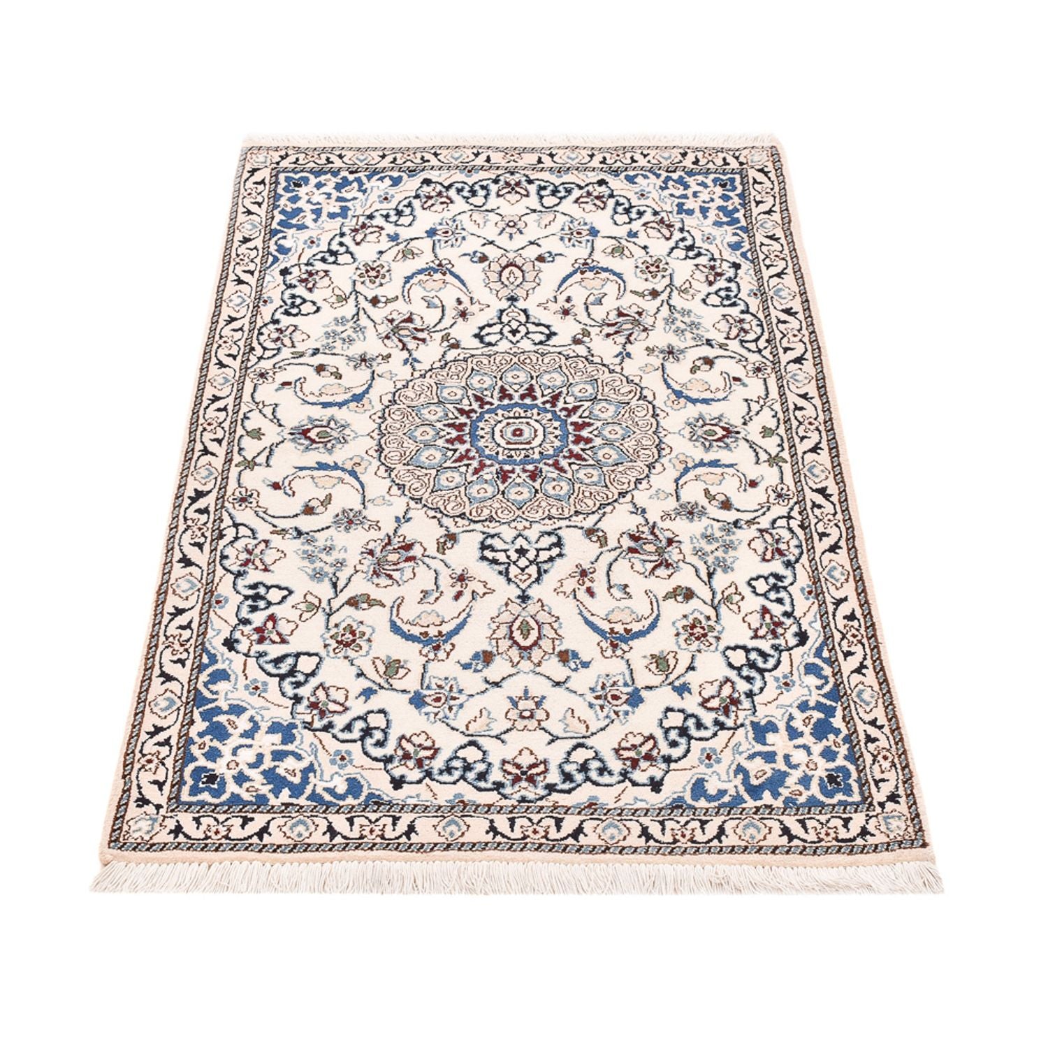 Tapis persan - Nain - Royal - 136 x 80 cm - beige