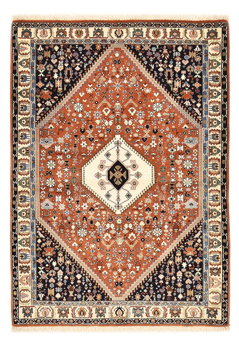 Tapis Gabbeh - Persan Kashkuli - 162 x 116 cm - rouille