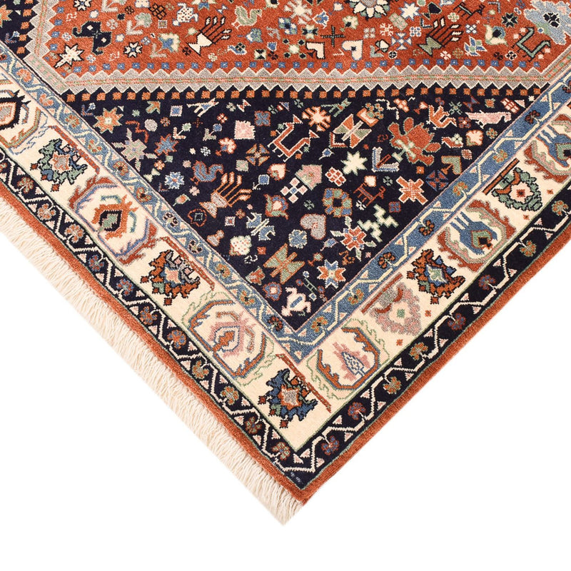 Tapis Gabbeh - Persan Kashkuli - 162 x 116 cm - rouille
