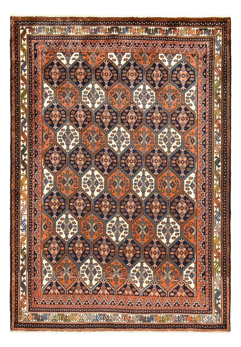 Perserteppich - Nomadic - 209 x 147 cm - mehrfarbig
