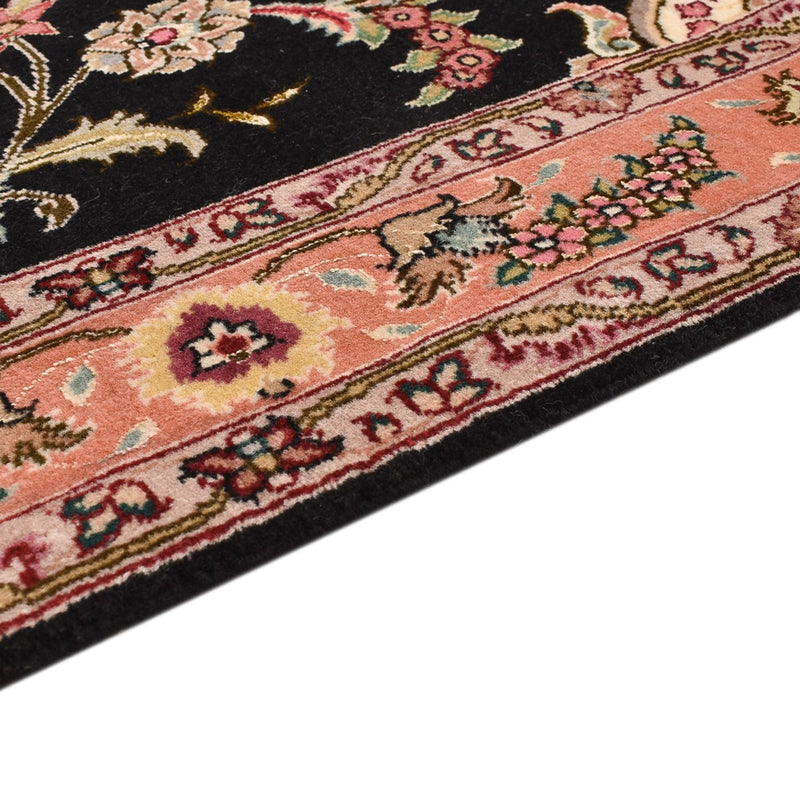 Tapis de couloir Tapis persan - Tabriz - Premium - 210 x 80 cm - bleu foncé