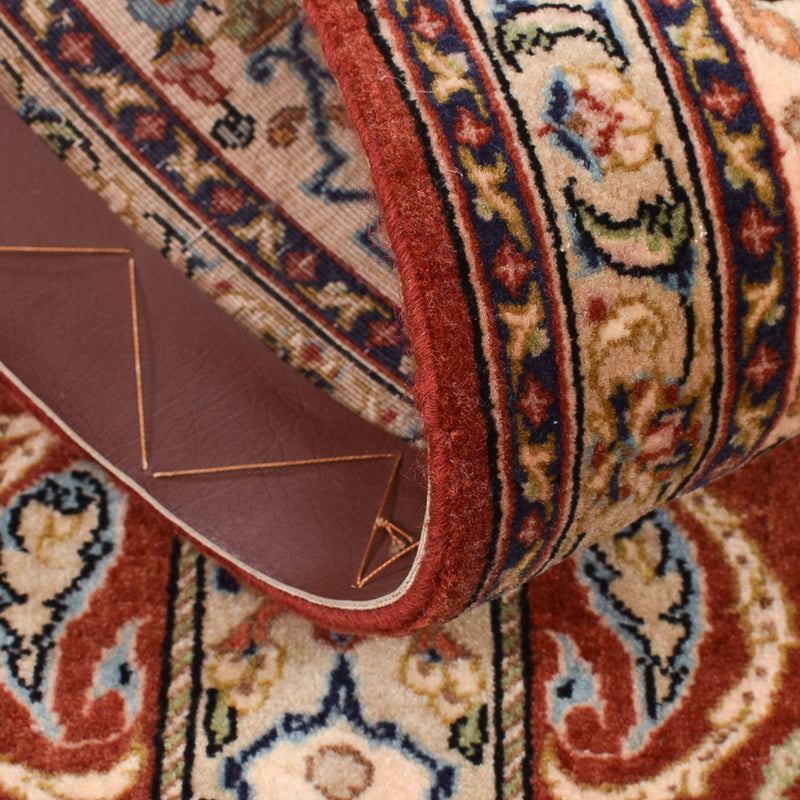 Tapis de couloir Tapis persan - Ghom - Royal - 151 x 52 cm - beige foncé