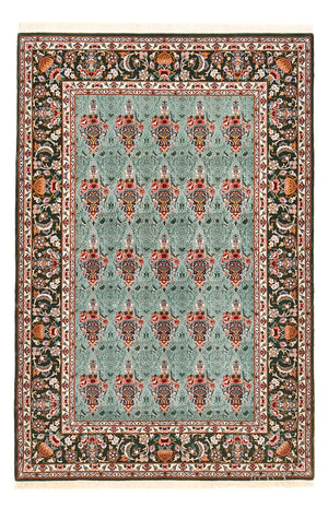 Tapis persan - Isfahan - Premium - 193 x 130 cm - turquoise