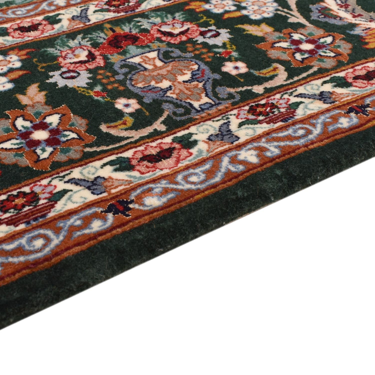 Tapis persan - Isfahan - Premium - 193 x 130 cm - turquoise