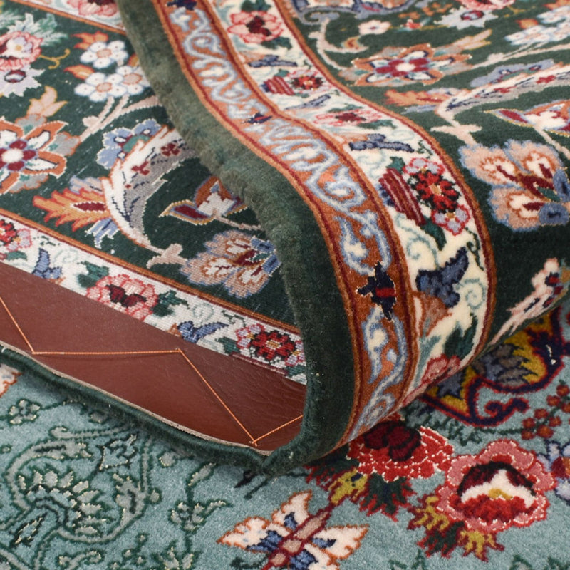 Tapis persan - Isfahan - Premium - 193 x 130 cm - turquoise