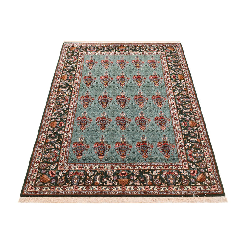 Tapis persan - Isfahan - Premium - 193 x 130 cm - turquoise