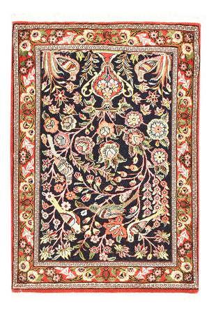 Perserteppich - Ghom - 81 x 57 cm - mehrfarbig