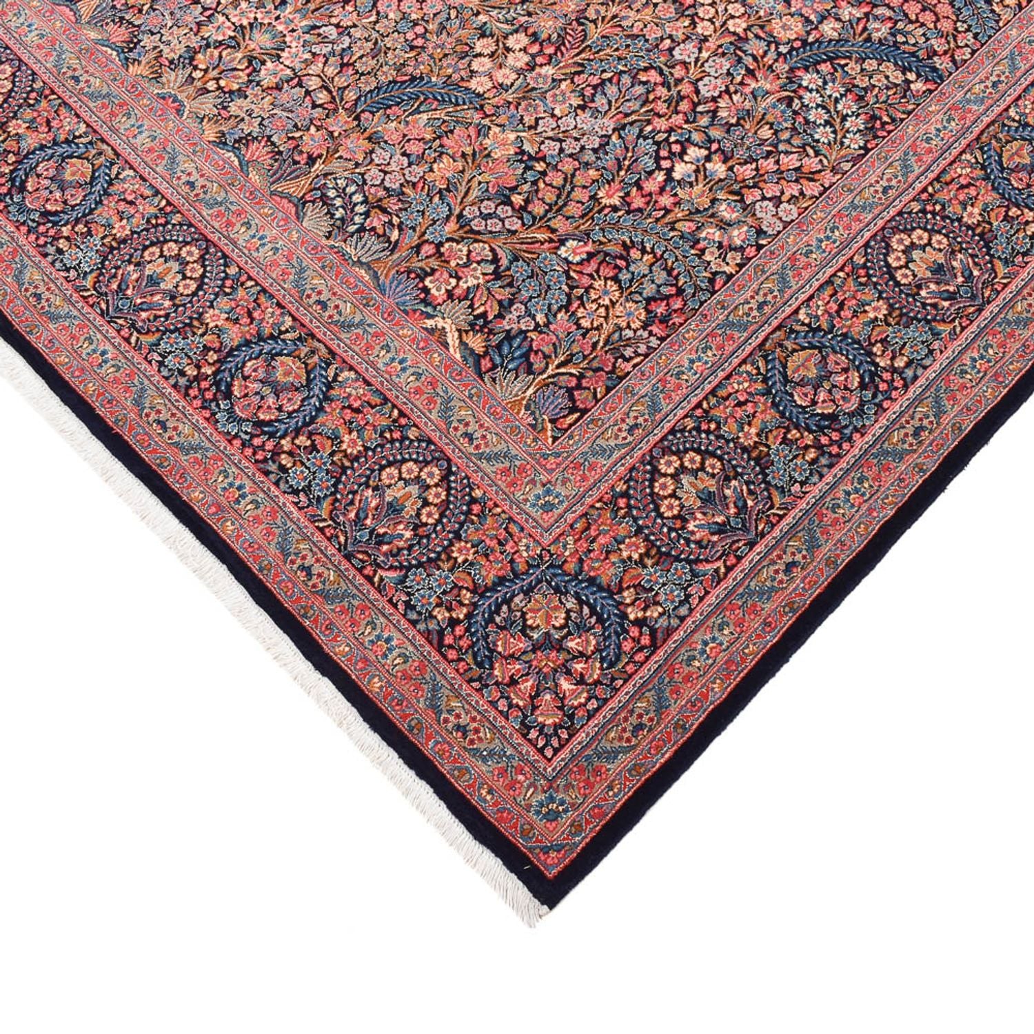 Tapis persan - Royal - 313 x 220 cm - rouge foncé