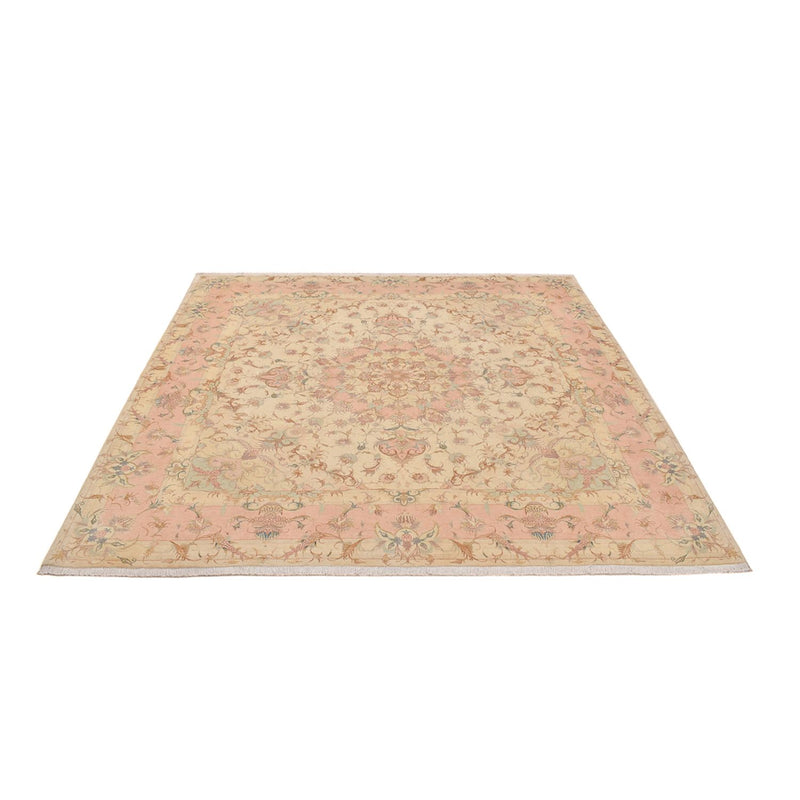 Tapis persan - Tabriz - Royal carré  - 248 x 242 cm - beige clair