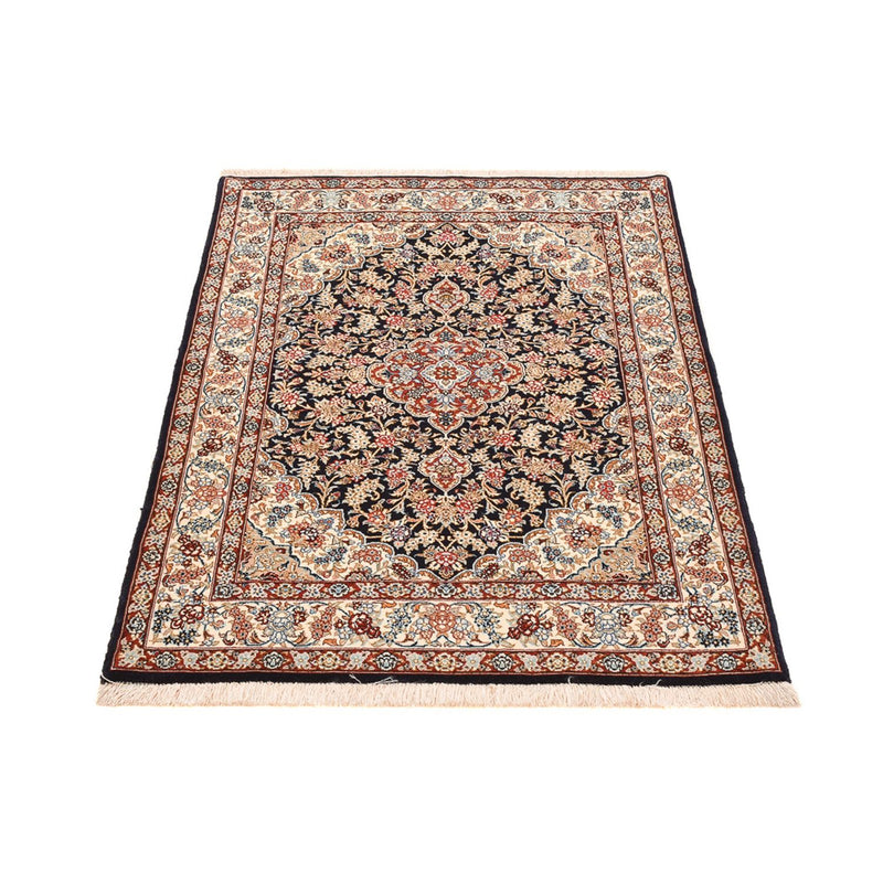 Tapis persan - Isfahan - Premium - 148 x 101 cm - bleu foncé
