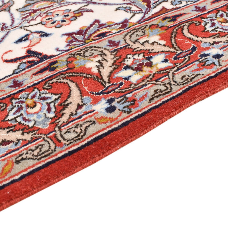 Tapis de couloir Tapis persan - Isfahan - Premium - 190 x 70 cm - beige foncé