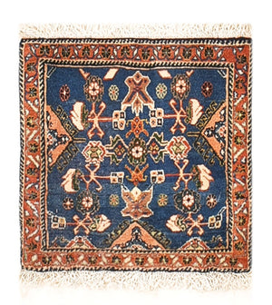 Tapis Gabbeh - Persan Kashkuli - 57 x 40 cm - multicolore
