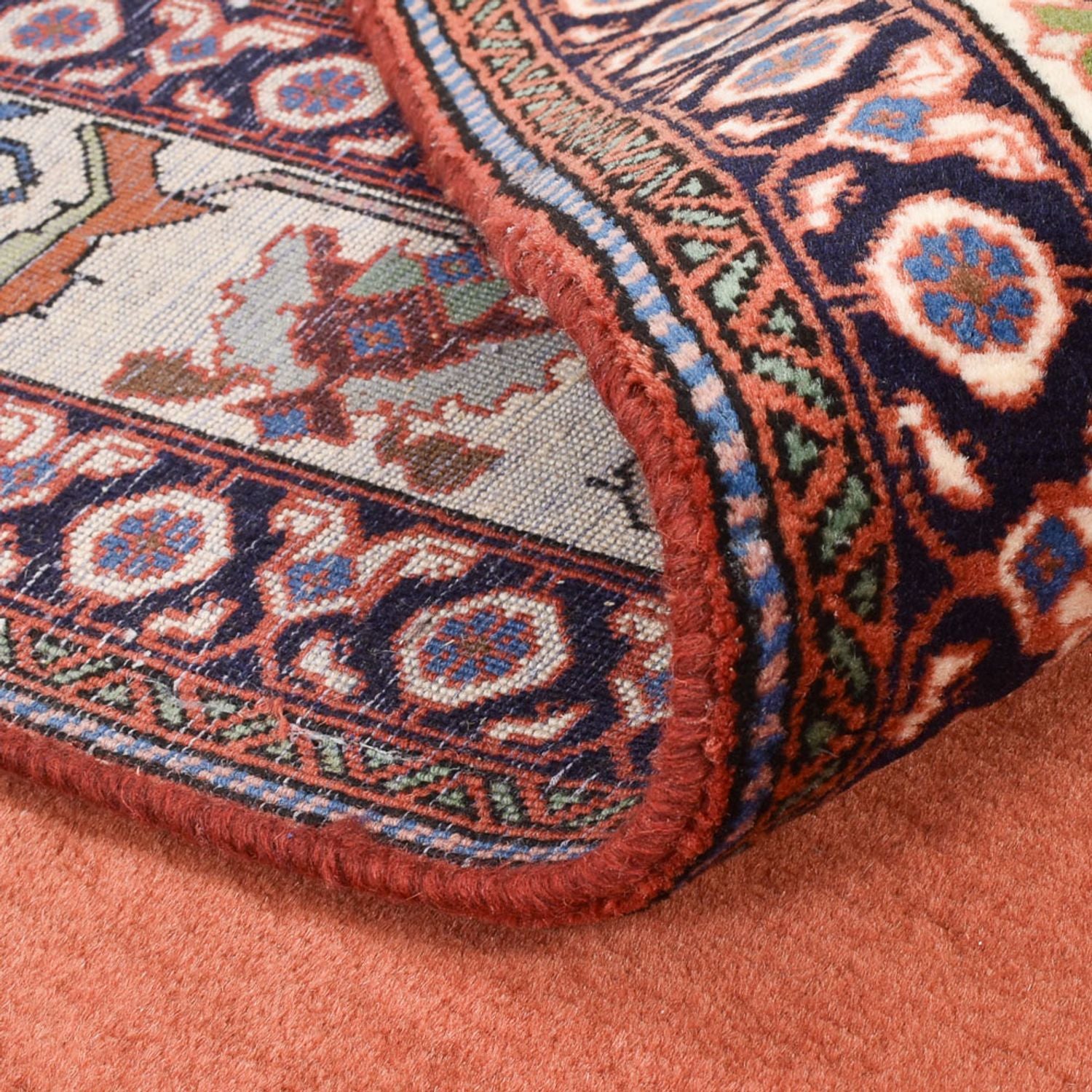 Tapis Gabbeh - Persan Kashkuli - 255 x 163 cm - rouge