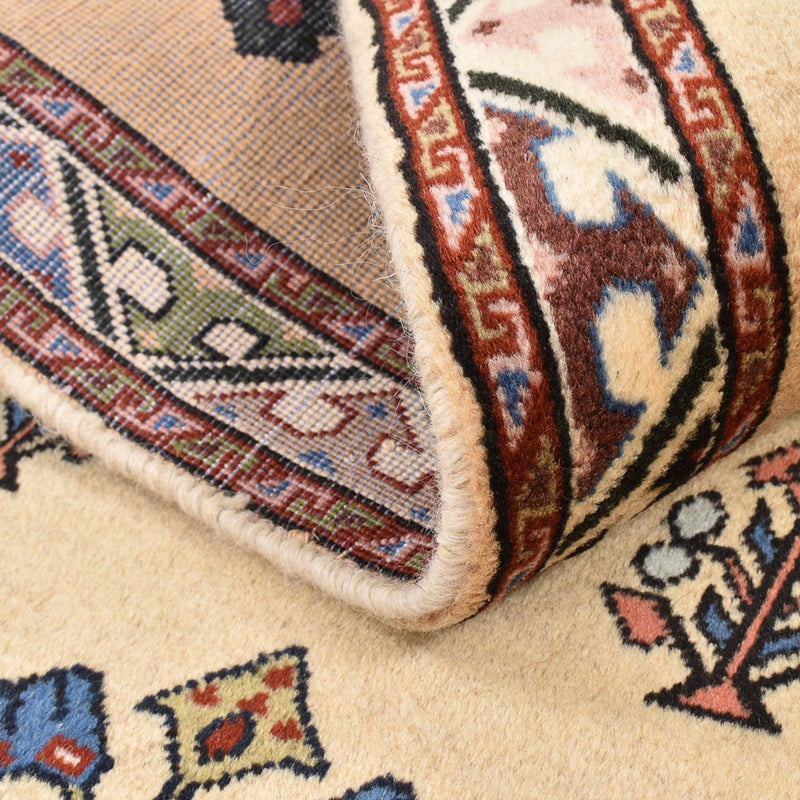 Tapis Gabbeh - Persan Kashkuli - 125 x 80 cm - beige clair