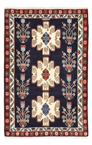 Tapis Gabbeh - Persan Kashkuli - 131 x 83 cm - multicolore
