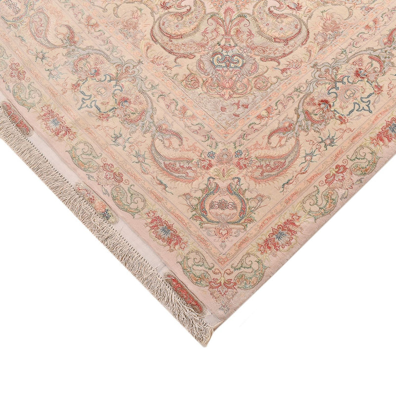 Tapis persan - Tabriz - Royal - 314 x 200 cm - beige clair