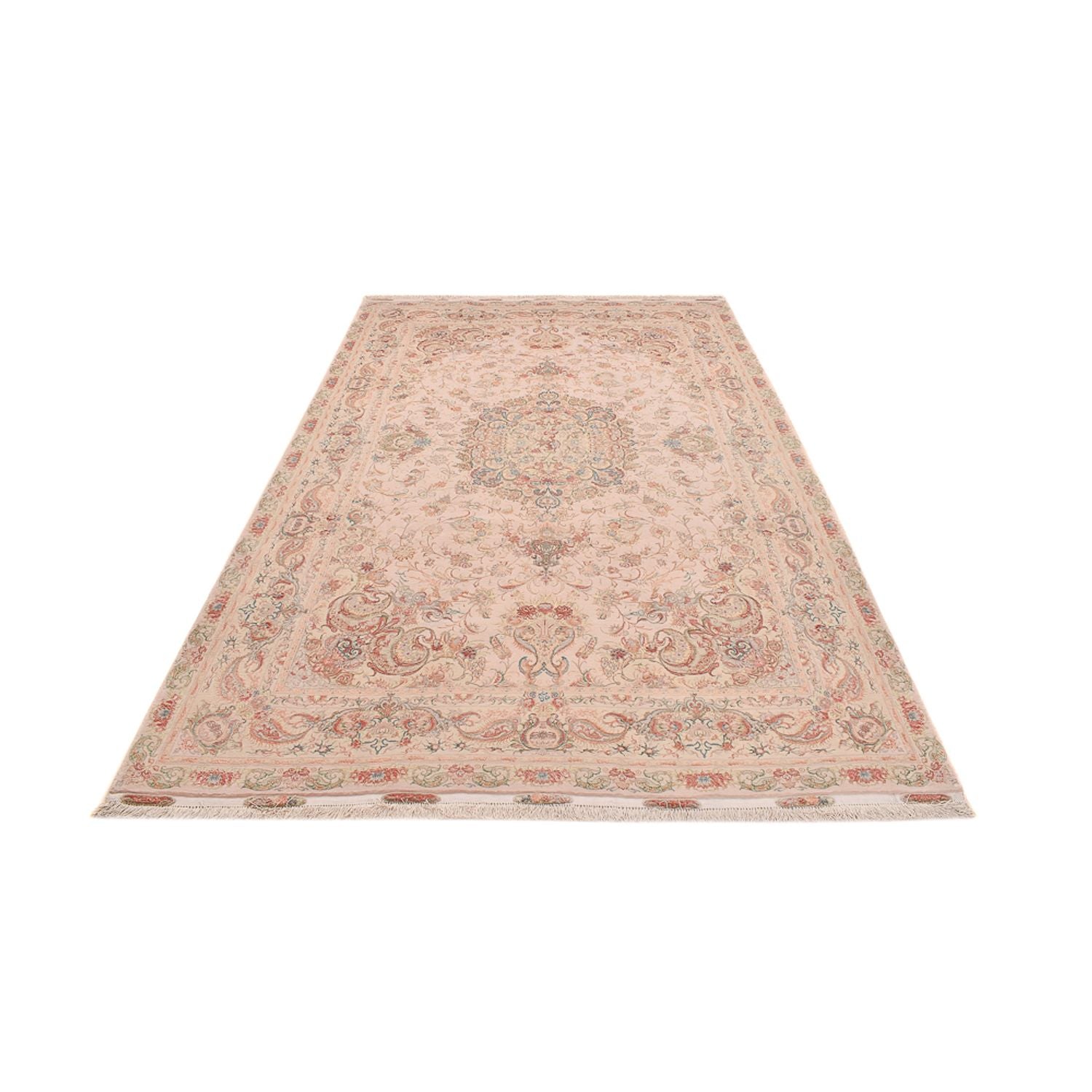 Tapis persan - Tabriz - Royal - 314 x 200 cm - beige clair