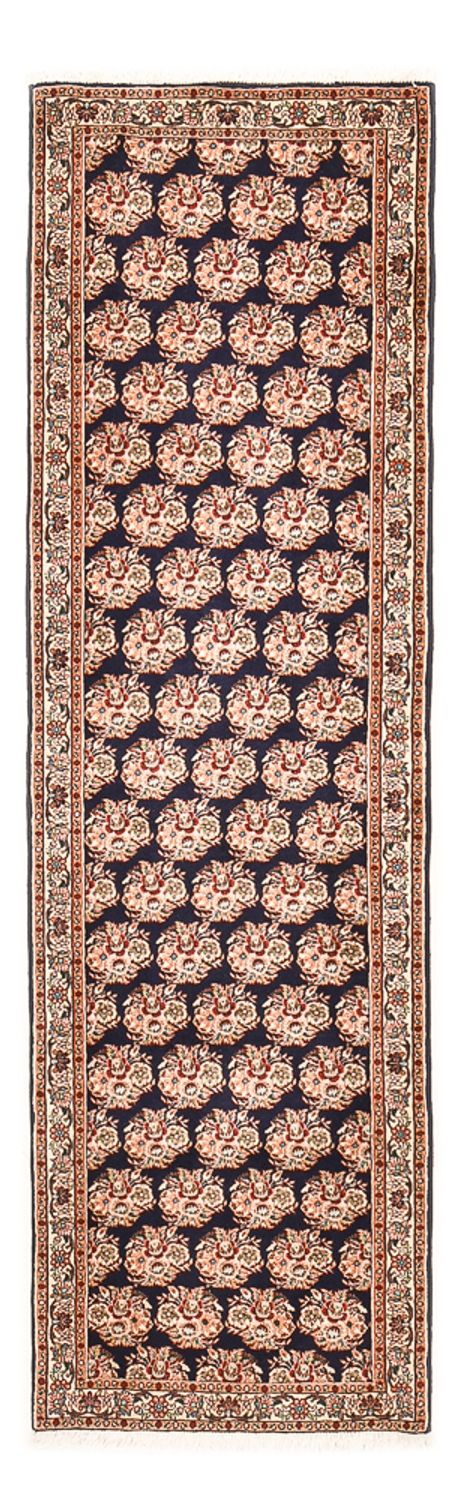 Tapis de couloir Tapis persan - Bidjar - 242 x 72 cm - bleu foncé