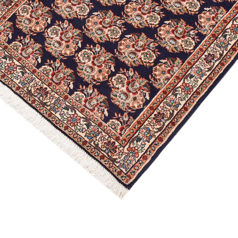 Tapis de couloir Tapis persan - Bidjar - 242 x 72 cm - bleu foncé