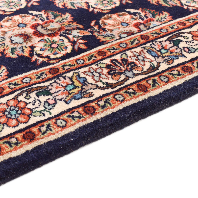 Tapis de couloir Tapis persan - Bidjar - 242 x 72 cm - bleu foncé