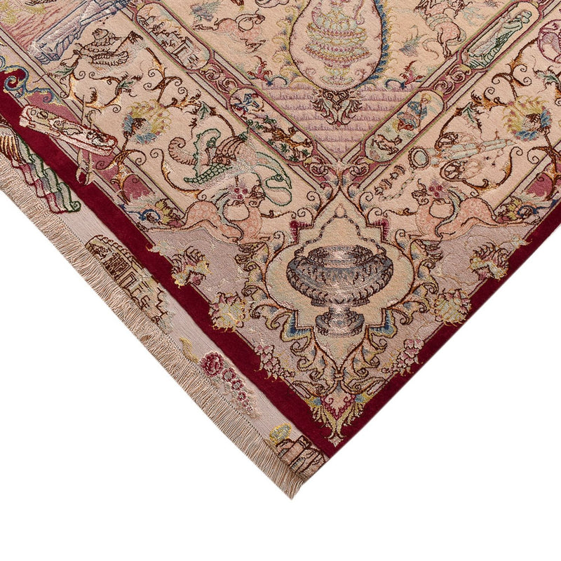 Tapis persan - Tabriz - Royal - 305 x 198 cm - rouge