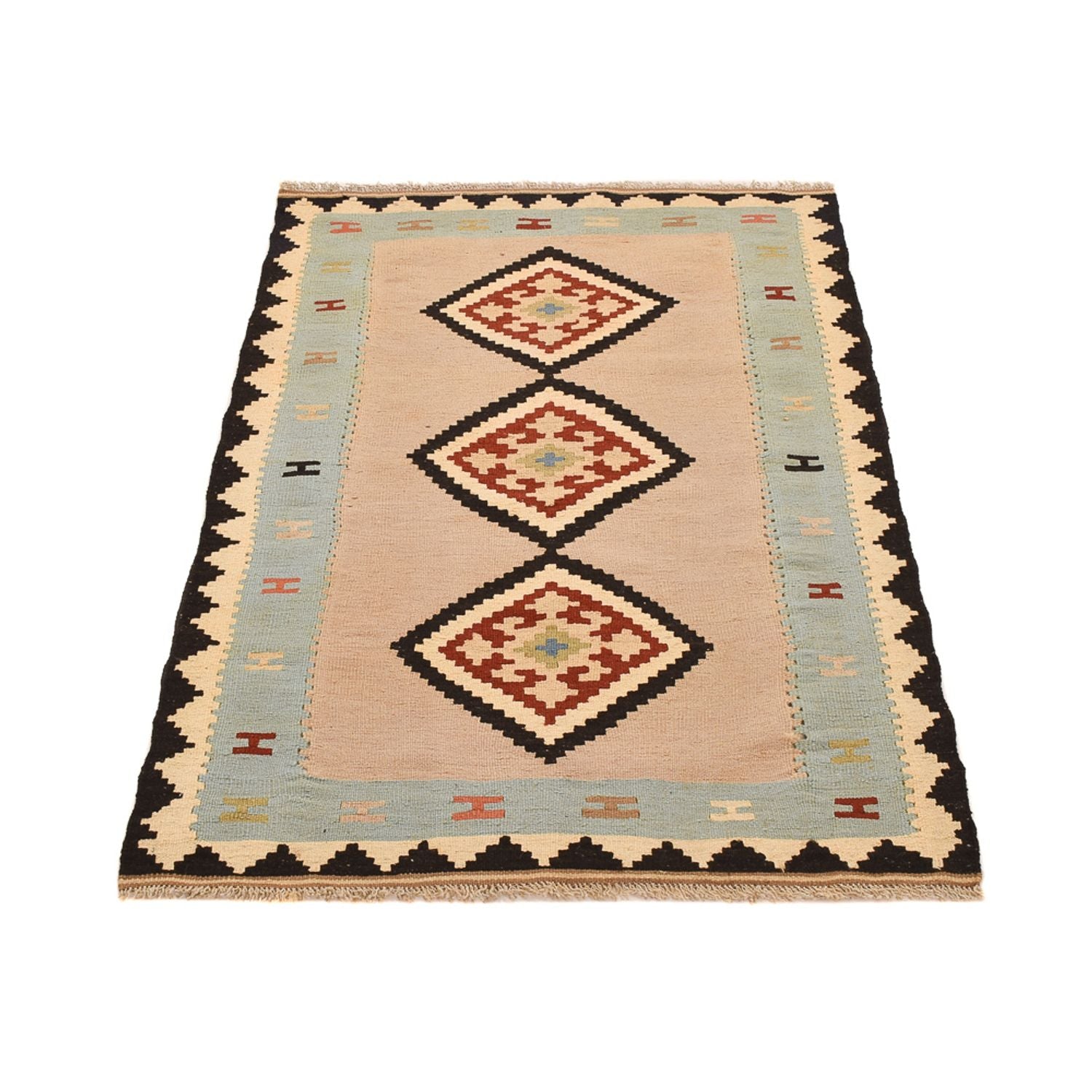 Tapis Kelim - Oriental - 155 x 100 cm - multicolore