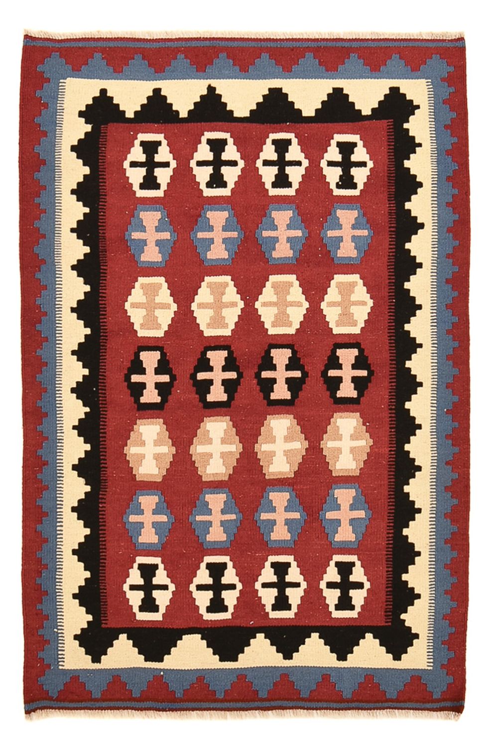 Tapis Kelim - Oriental - 150 x 98 cm - multicolore