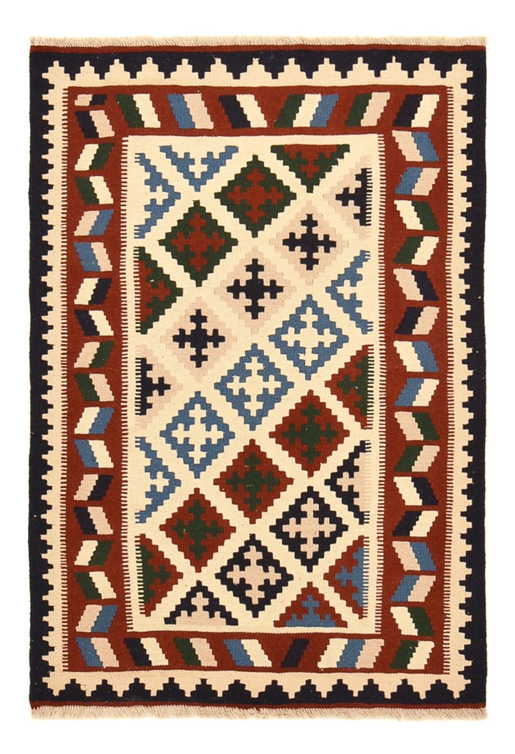 Tapis Kelim - Oriental - 148 x 100 cm - multicolore