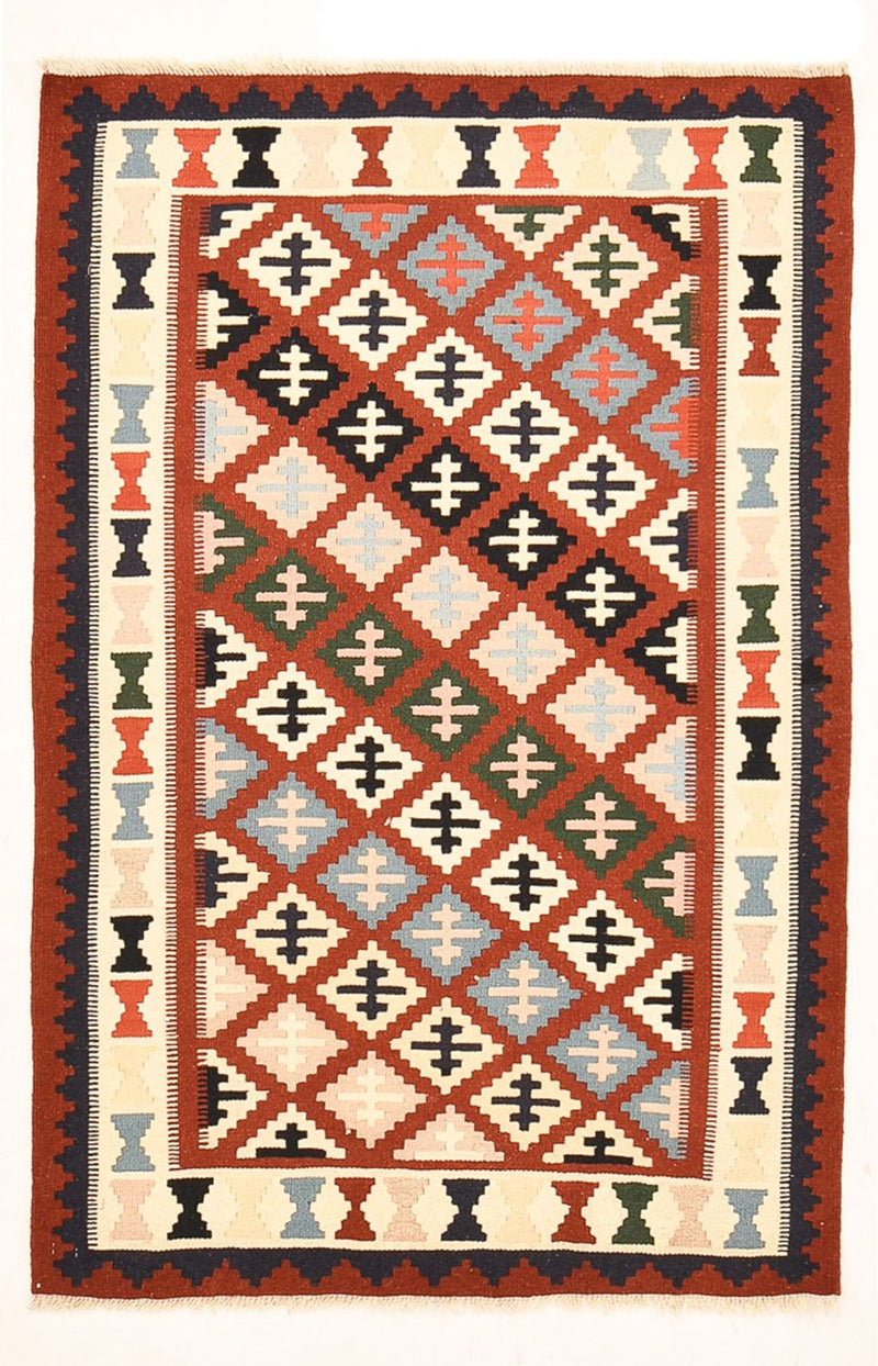 Kelim Teppich - Oriental - 155 x 100 cm - mehrfarbig